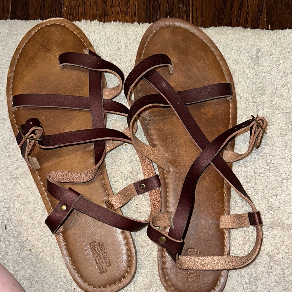 Mossimo Supply Co Brown Gladiator Sandals